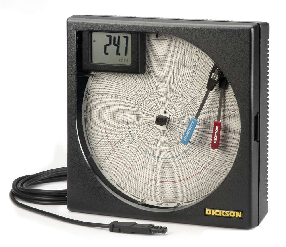 Dickson TH803 8“ (203mm)温湿度图表记录仪