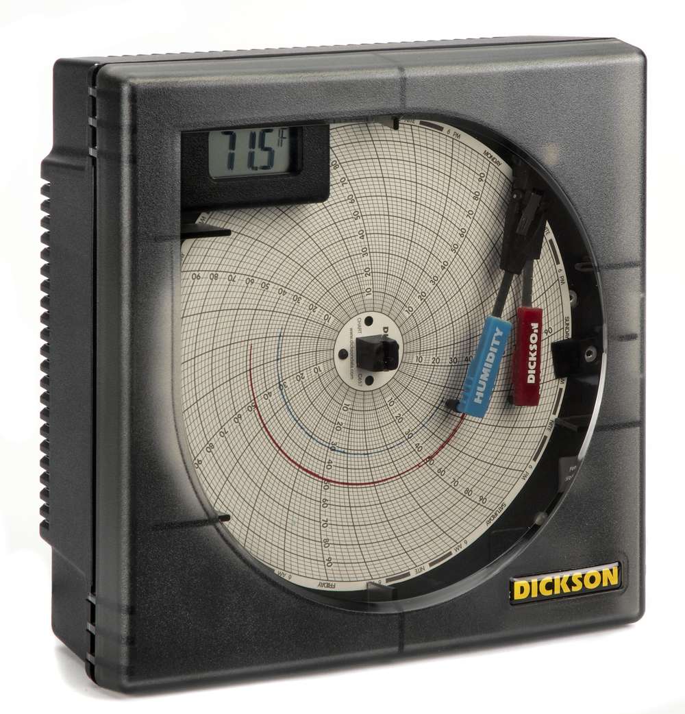 Dickson TH622 6“ (152mm)图表温湿度记录仪